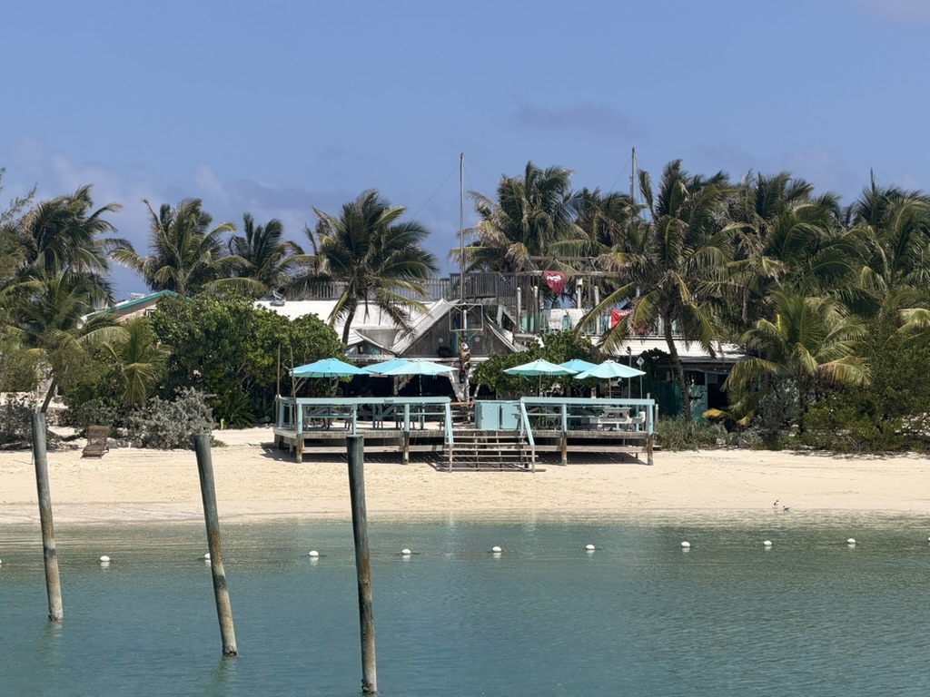 Beach bar in the Bahamas