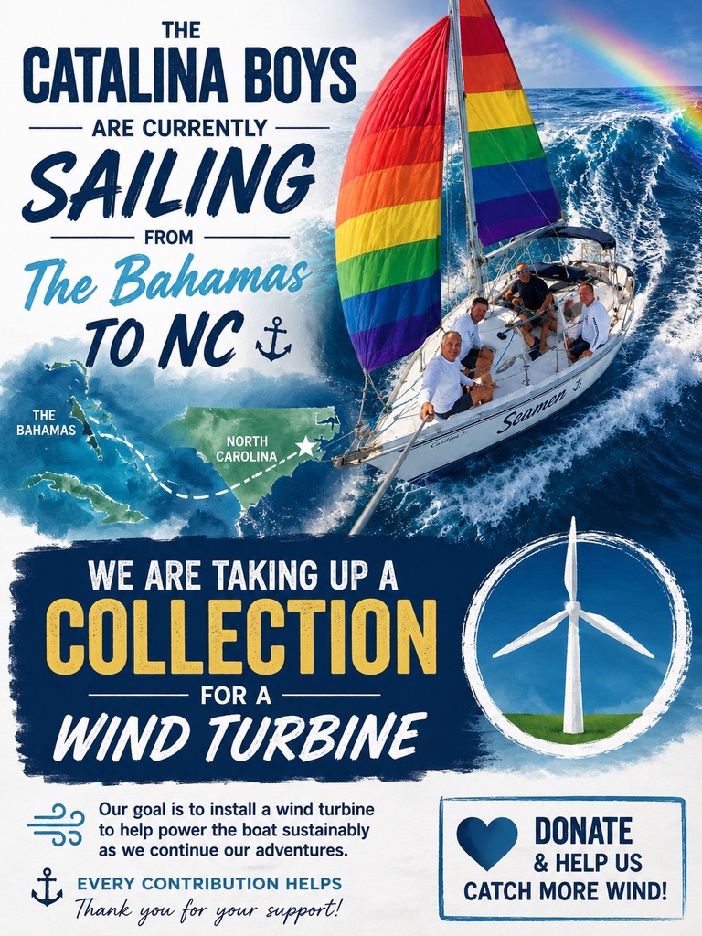 Catalina Boys wind turbine collection poster